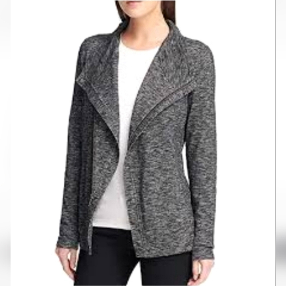 G.H. Bass & Co. sweater jacket, Full Zip, Activewear, Outdoor,sz M, gray.